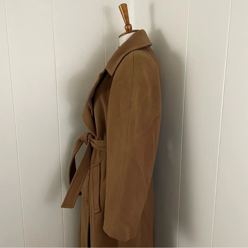 Vintage Brown Trench Coat - Picture 6 of 16